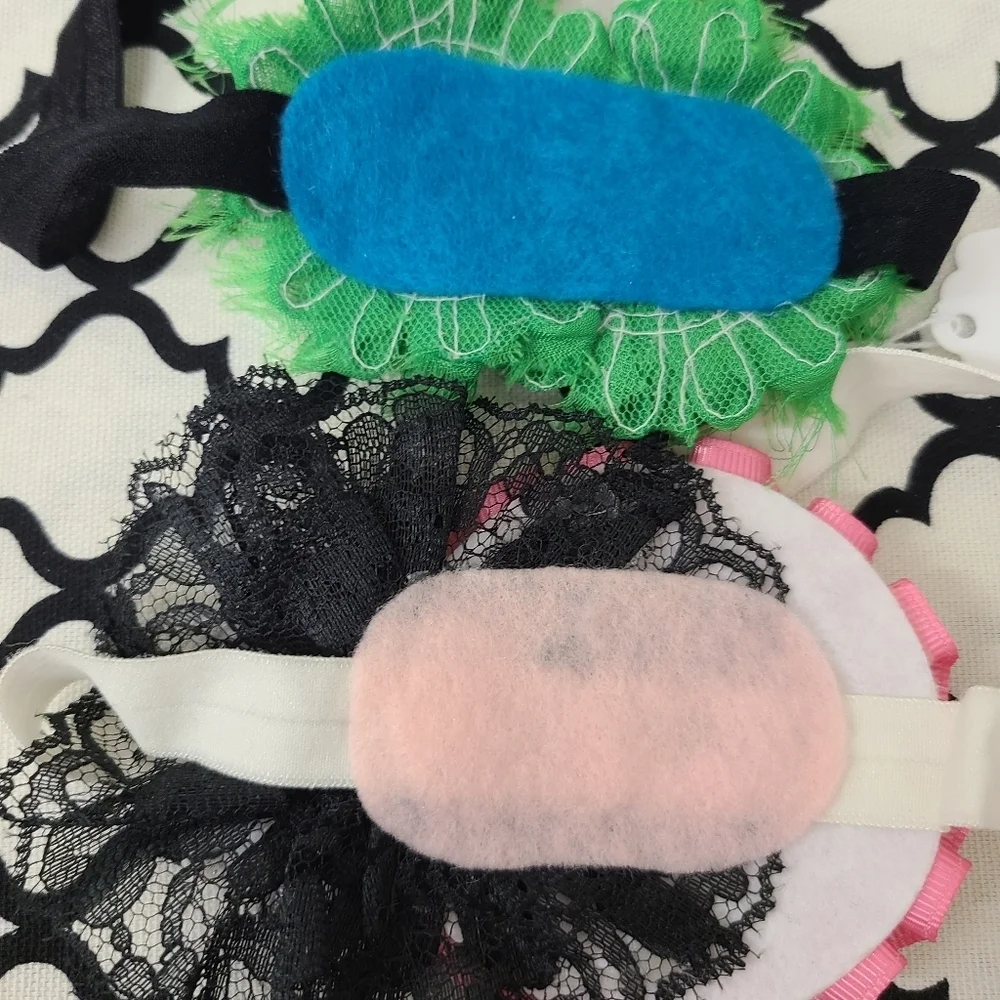 Bundle of 6 FOX Racing Headbands Black Pink Green
